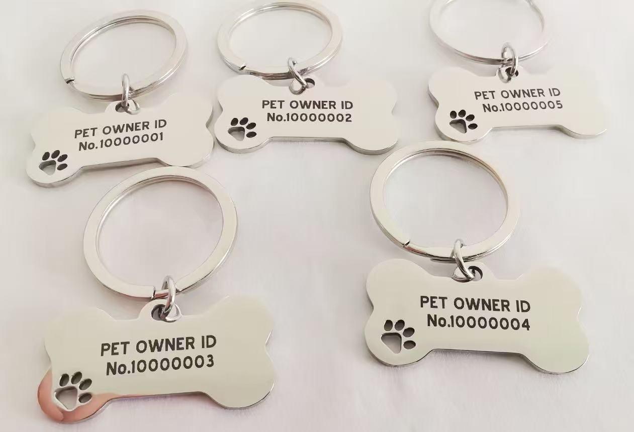 ペットオーナーIDタグ実物写真